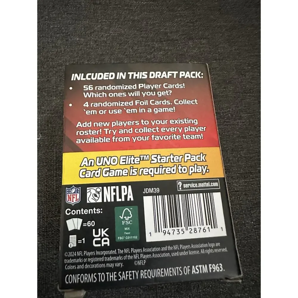 2024 UNO Elite NFL Core Edition Opened Lot C.J. Stroud Foil + Player Cards Box